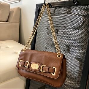 Michael Kors Gold Chain Small Shoulder Bag